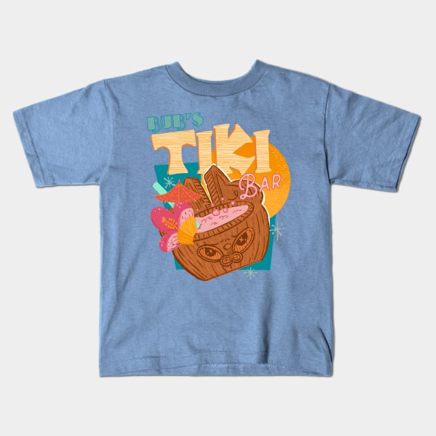 Tiki Bub Kids T-Shirt by Fluffymafi